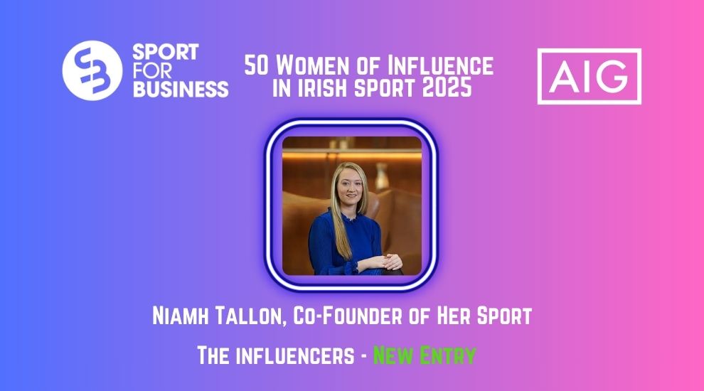 50 Women of Influence in Irish Sport – Niamh Tallon