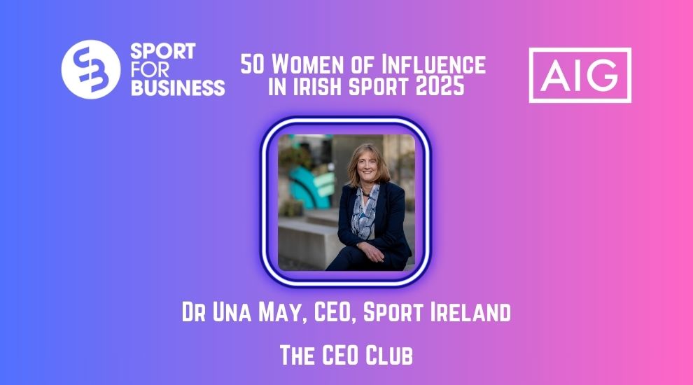 50 Women of Influence in Irish Sport 2025 – Dr Una May