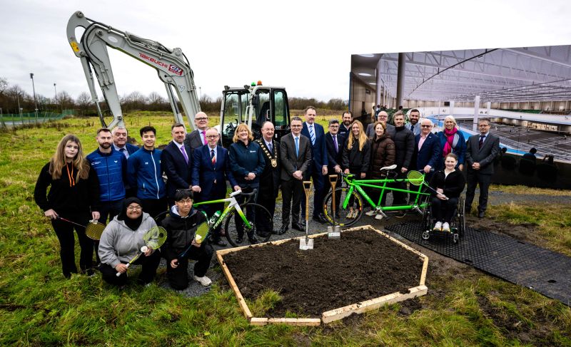 Work Begins on Ireland’s First National Velodrome and Badminton Centre
