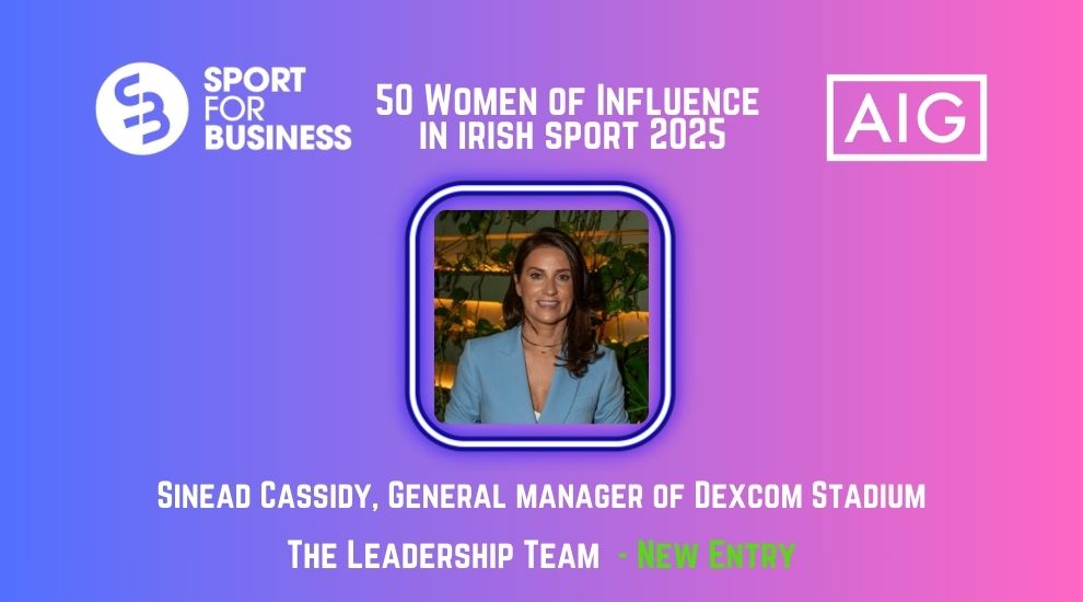 50 Women of Influence in Irish Sport 2025 – Sinéad Cassidy