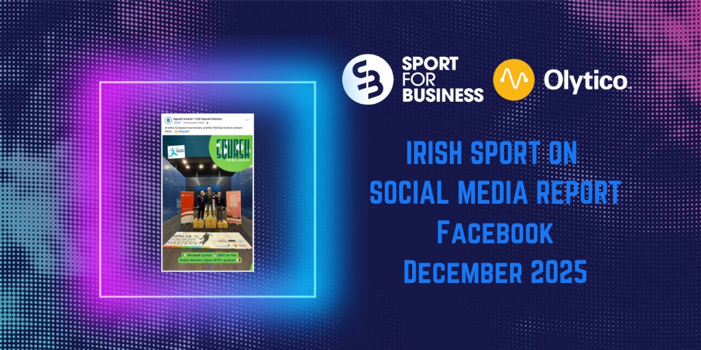 Irish Sport on Social Media Monthly Report – December 2025 on Facebook