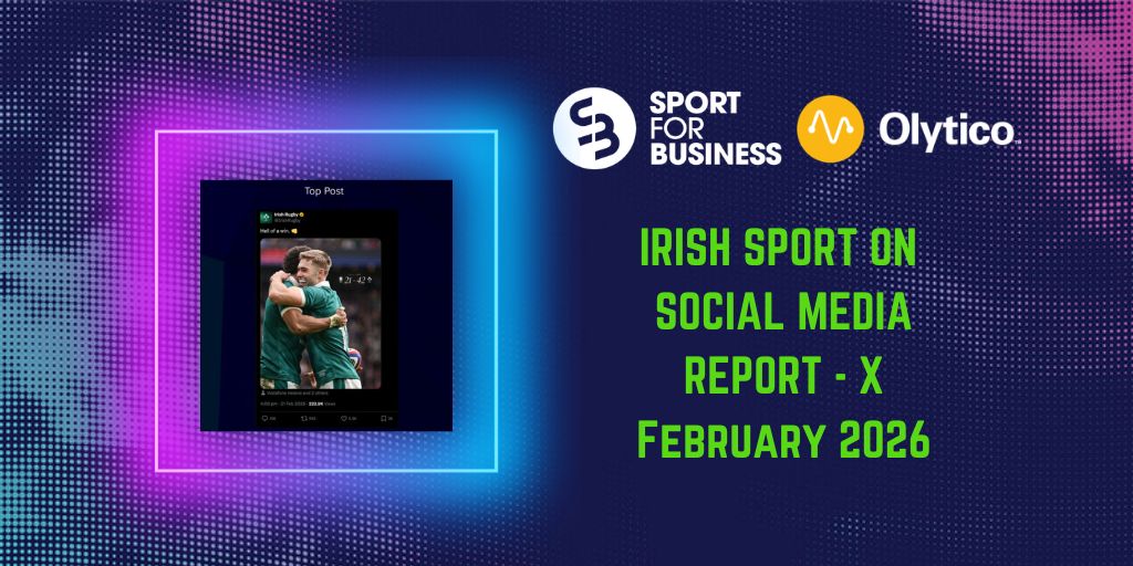 Irish Sport on Social Media Monthly Report – February 2026 on X