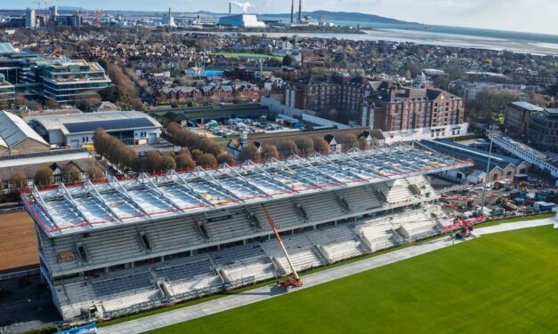 Laya Arena Reaches Construction Milestone