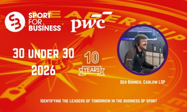 Sport for Business PwC 30 under 30 2026 – Ger Bonner