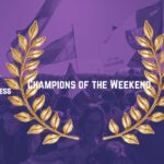 Champions of the Weekend April 25th to 26th, 2026