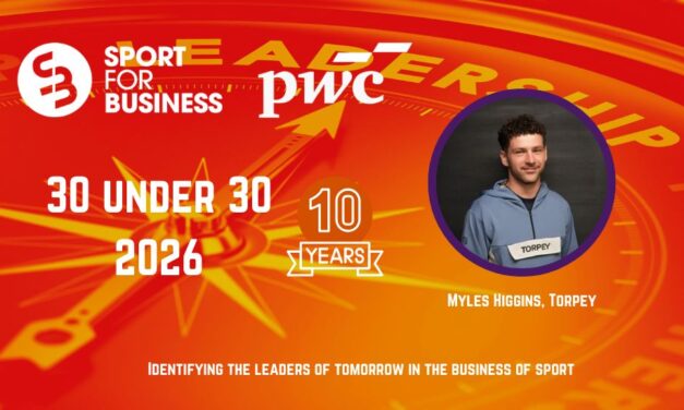 Sport for Business PwC 30 under 30 2026 – Myles Higgins