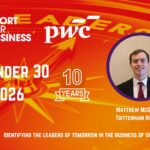 Sport for Business PwC 30 Under 30 2026 – Matthew McGovern