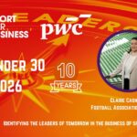 Sport for Business PwC 30 Under 30 2026 – Claire Cashman