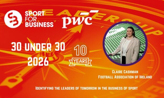 Sport for Business PwC 30 Under 30 2026 – Claire Cashman