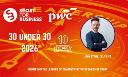 Sport for Business PwC 30 Under 30 2026 – John Byrne