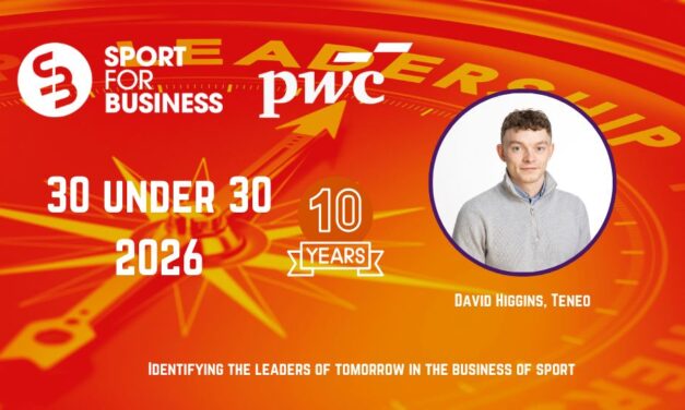 Sport for Business PwC 30 Under 30 2026 – David Higgins