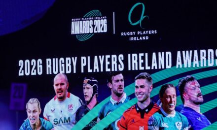 M and M Winners at the Rugby Players Ireland Awards
