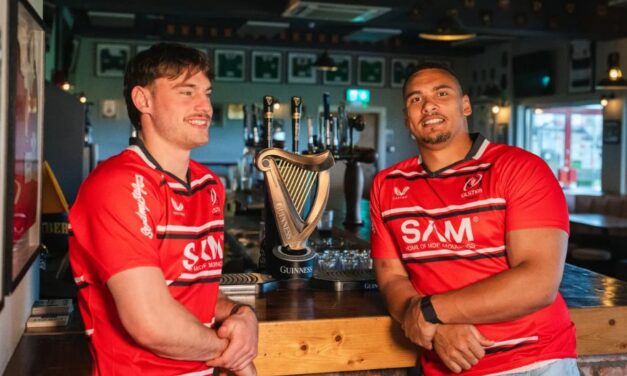 Ulster Rugby Signs Multi-Year Pouring Partnership with Diageo