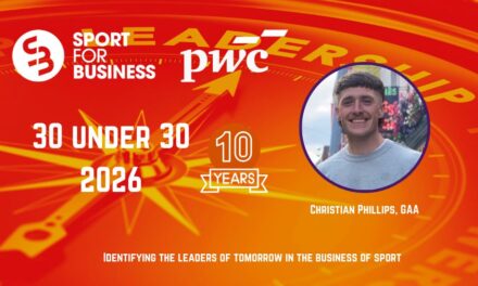 Sport for Business PwC 30 Under 30 2026 – Christian Phillips