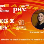 Sport for Business PwC 30 under 30 2026 – Ruth Crehan