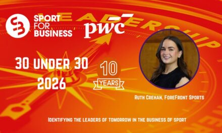 Sport for Business PwC 30 under 30 2026 – Ruth Crehan