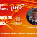 Sport for Business PwC 30 under 30 2026 – Cian Feerick
