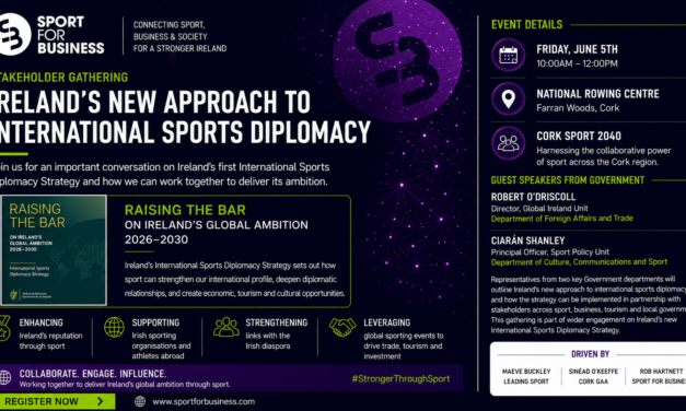 Sports Diplomacy Approach In Cork Spotlight Tomorrow