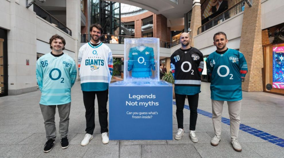 O2 Breaks the Ice with Belfast Giants Shirt Reveal